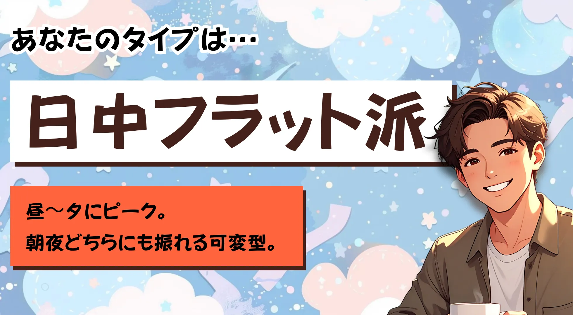 日中フラット派の結果画像