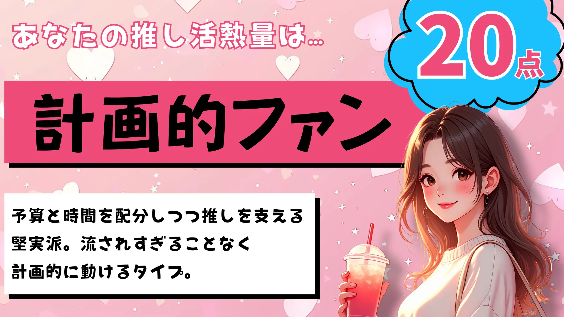 計画的ファンの結果画像