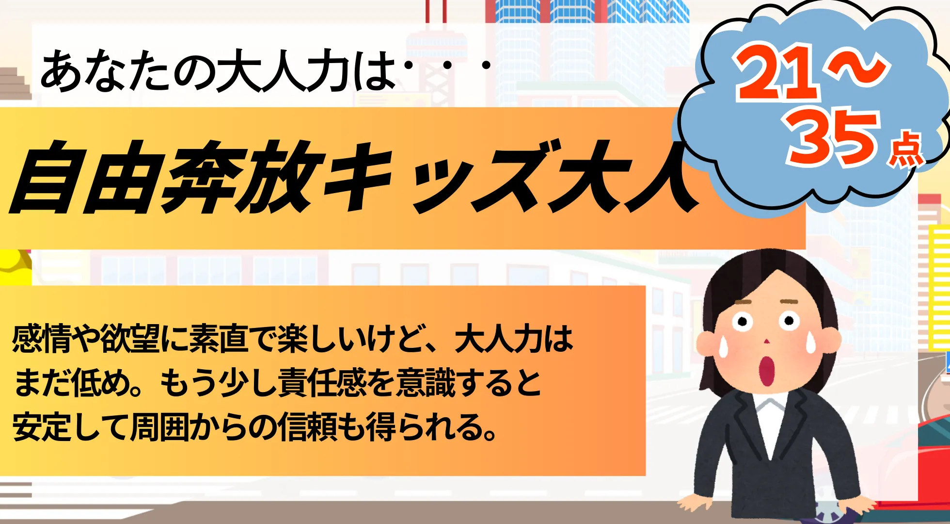 自由奔放キッズ大人の結果画像