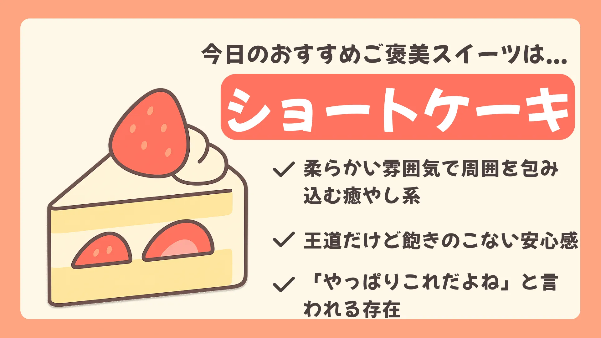 ショートケーキの結果画像