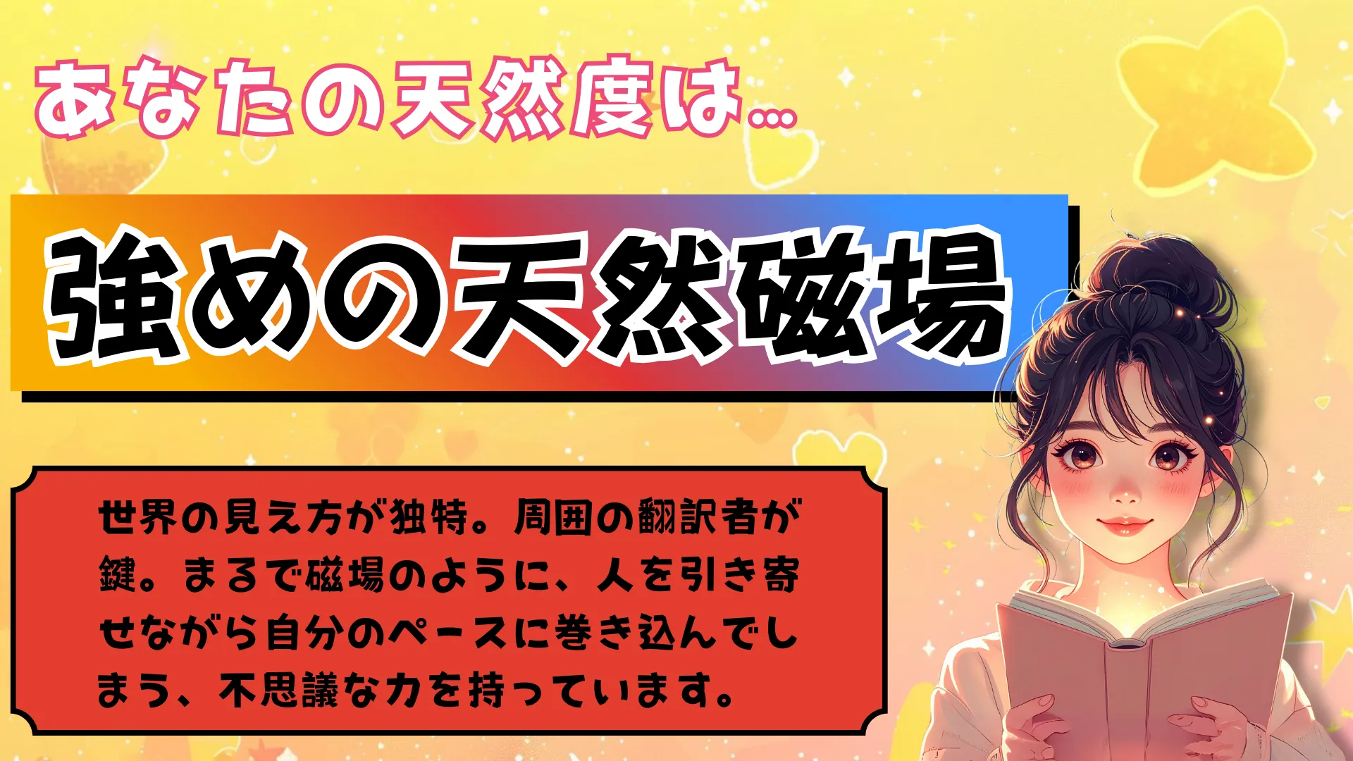 強めの天然磁場の結果画像