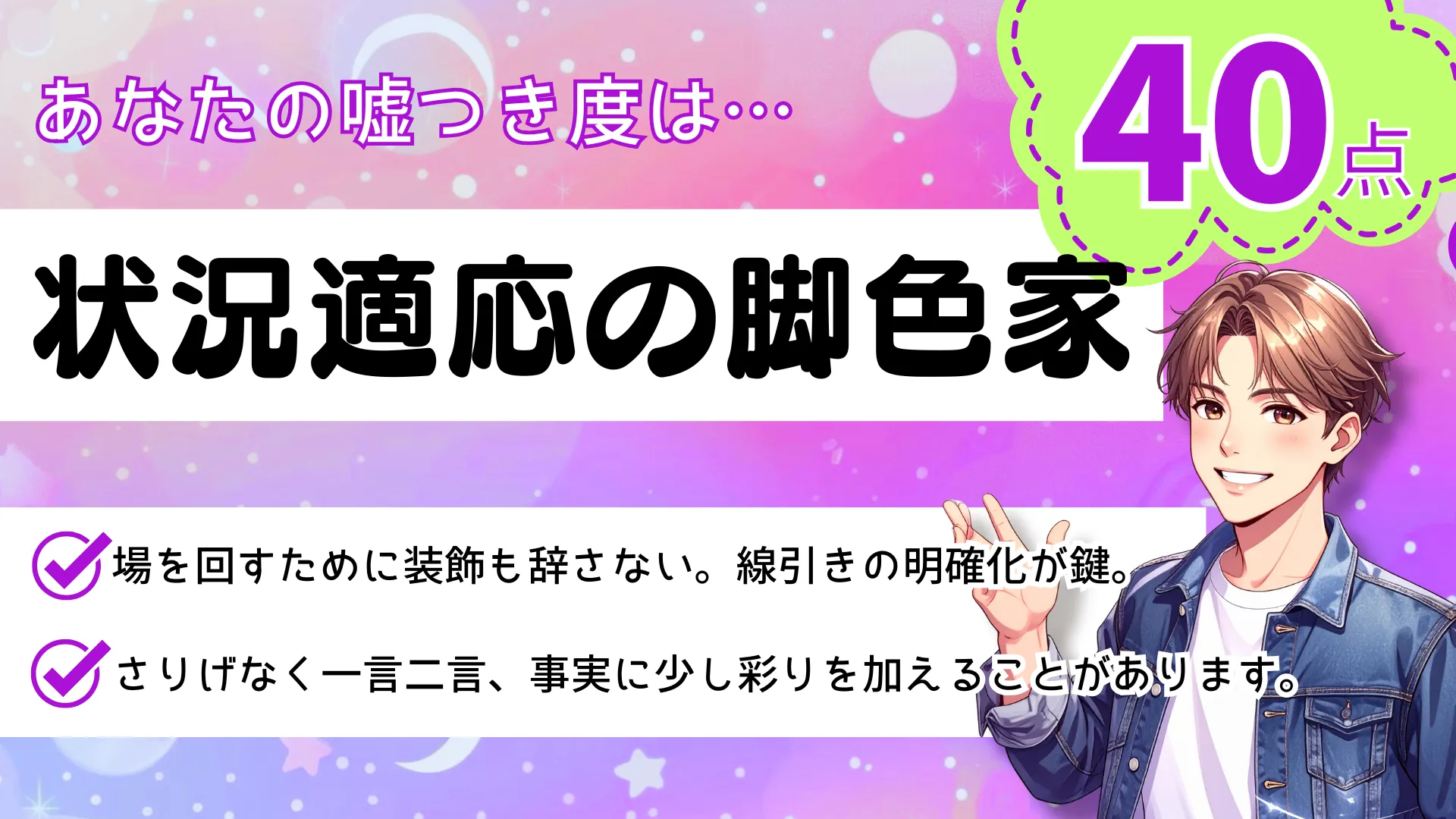 状況適応の脚色家の結果画像