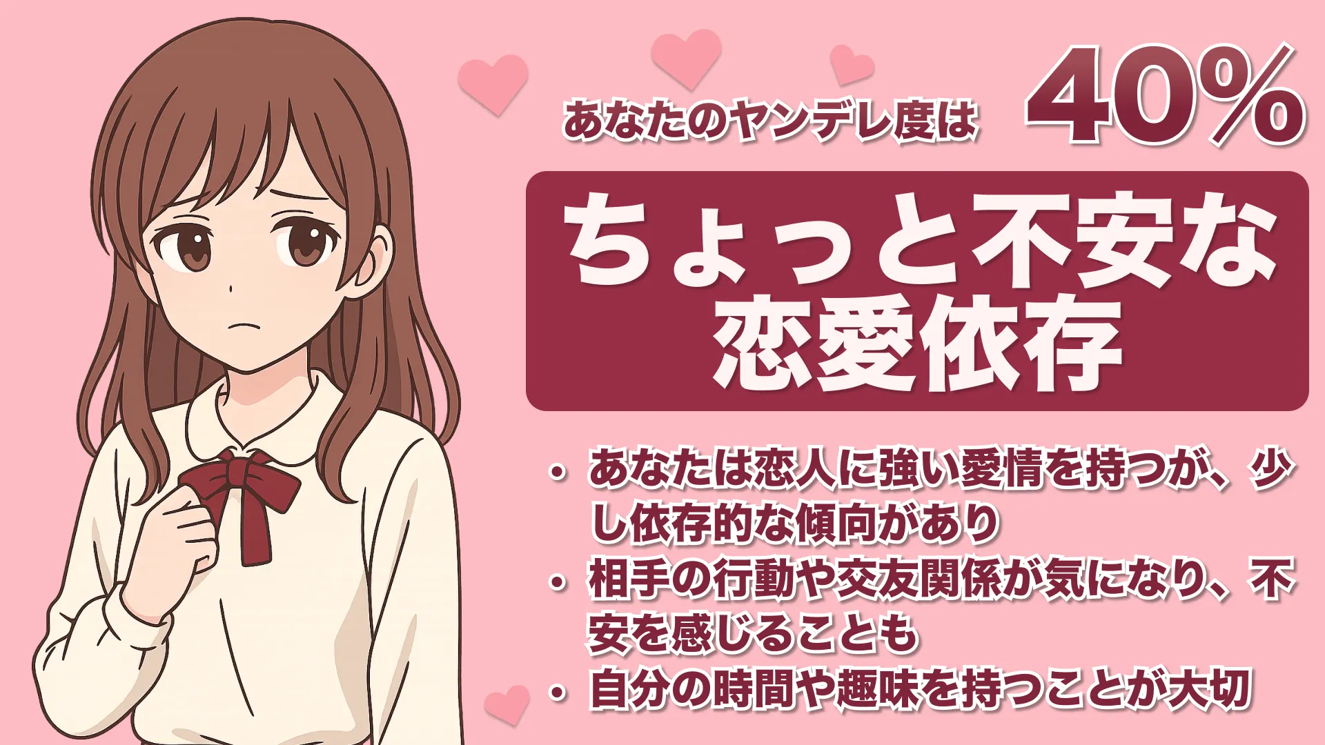 ヤンデレ度40%の結果画像